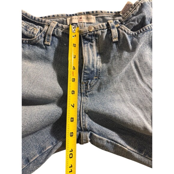 Vintage Tommy Hilfiger Jeans Flare Leg Slip Ankle Womens Size 4 27x30.5 Y2K 90s - Picture 9 of 13